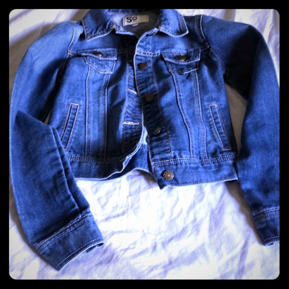 Little girl jean jacket